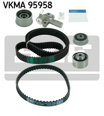 VKMA 95958 SKF Комплект (ремінь+ролики)1